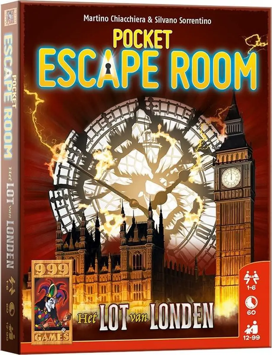 999 Games Pocket Escape Room Het Lot van Londen Breinbreker 999-POC02