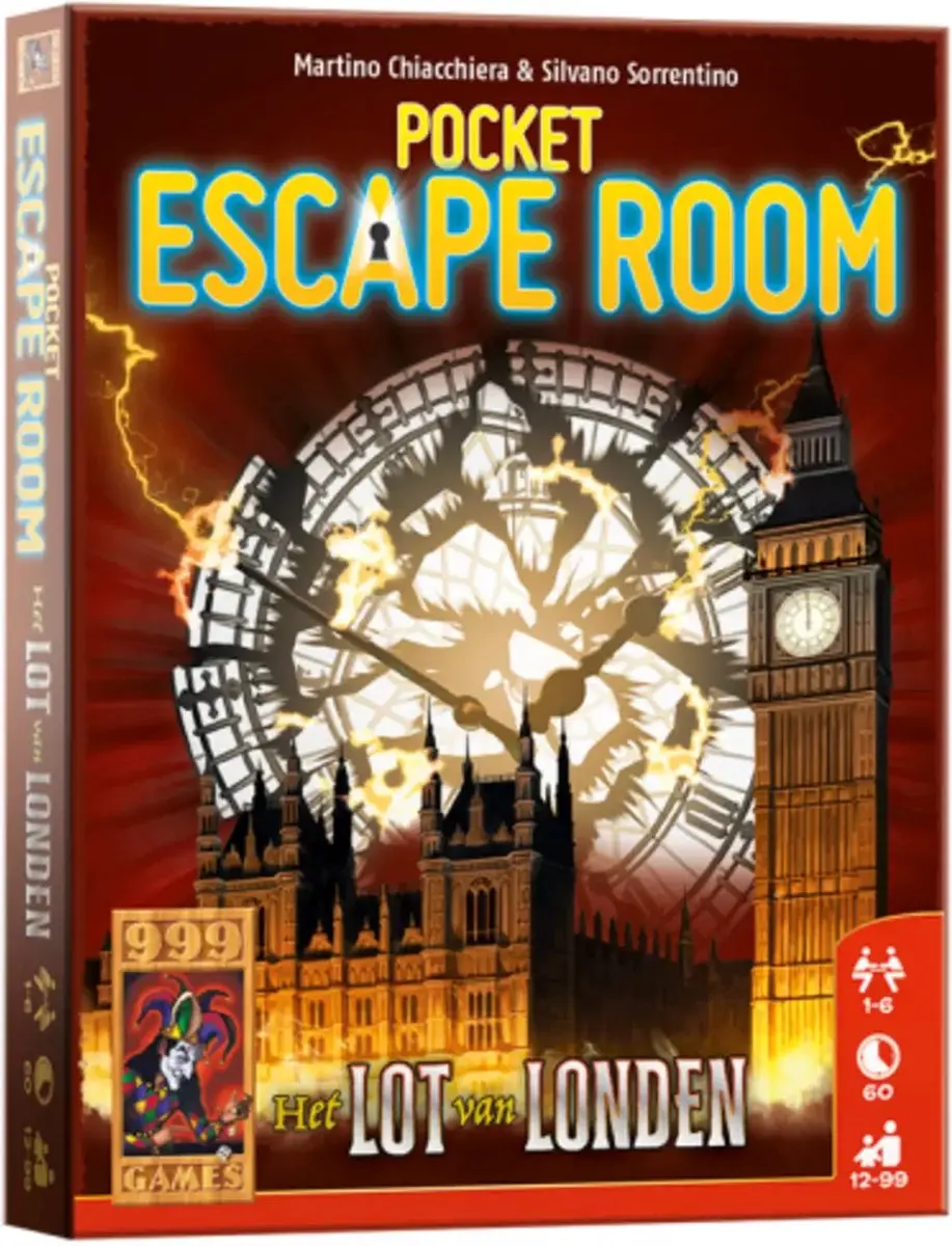999 Games Pocket Escape Room Het Lot van Londen Breinbreker 999-POC02