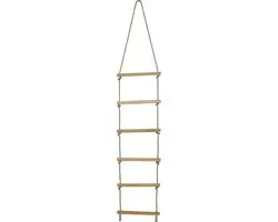 BIGJIGS Touwladder 210 cm - Meerdere kleuren