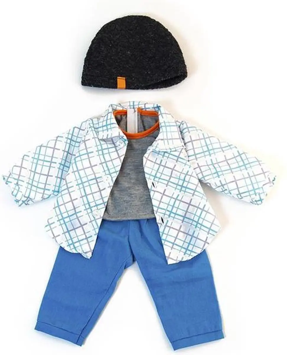 Miniland ML Poppen Kledijset Blauw 31559