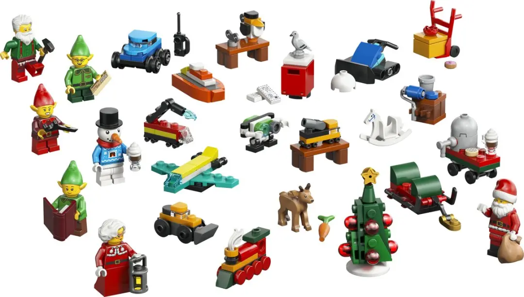 LEGO City Kerstadventskalender 60510 - 24 Verrassingen - Meerkleurig