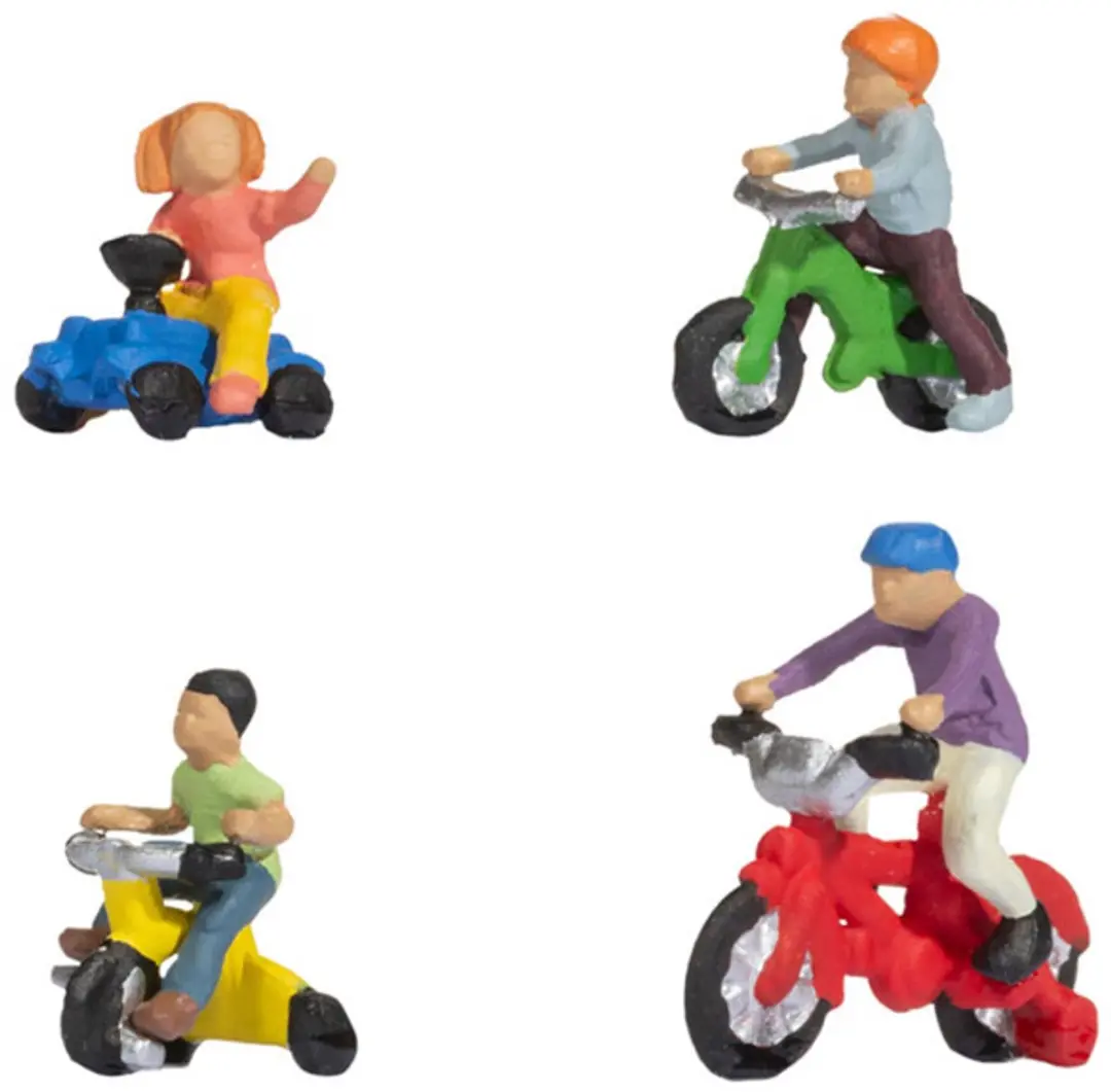 Noch Kinderen op Kinderfietsen Schaal H0