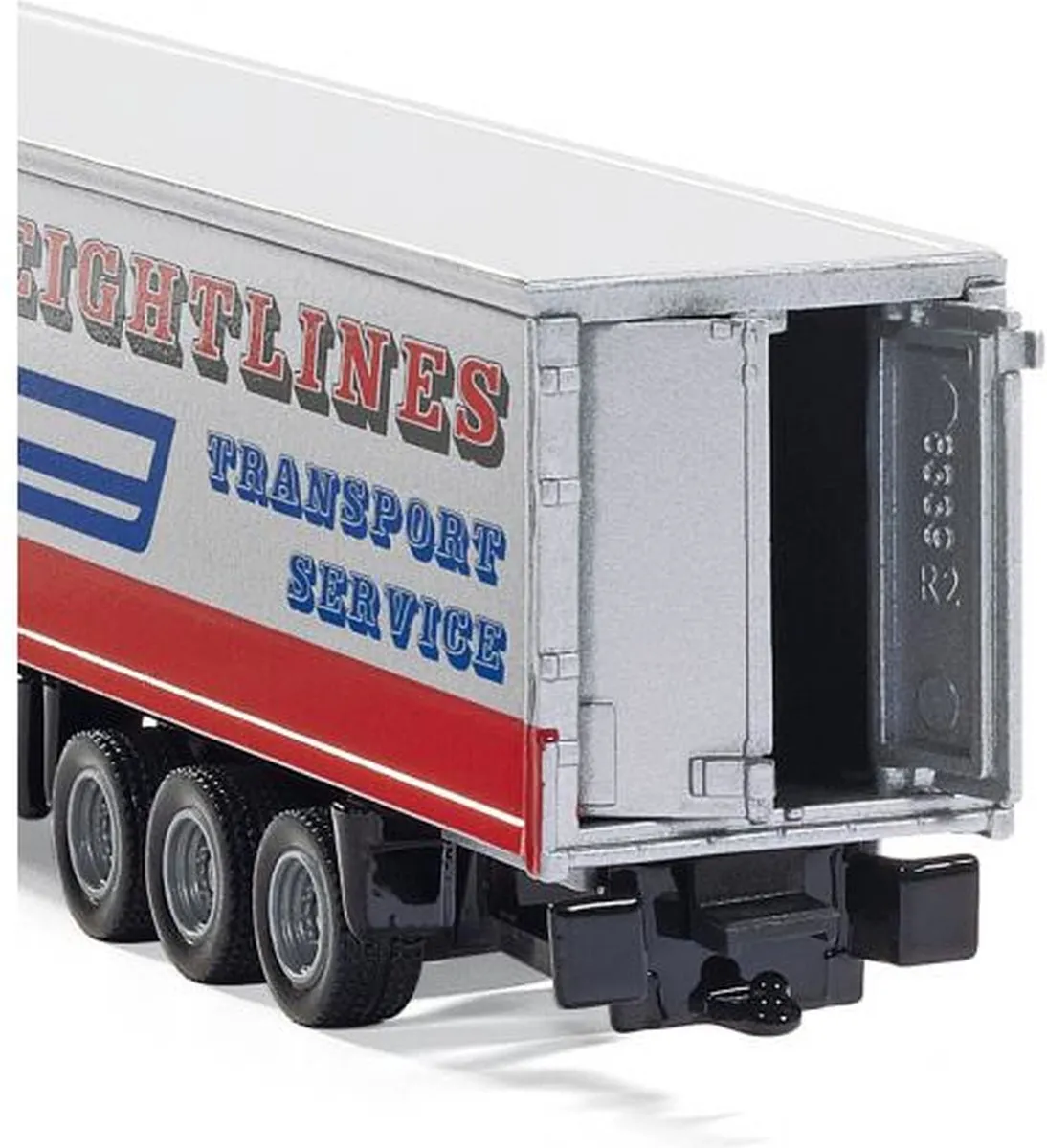 SIKU 1806 Vrachtwagen Road Train - Bruin/Wit