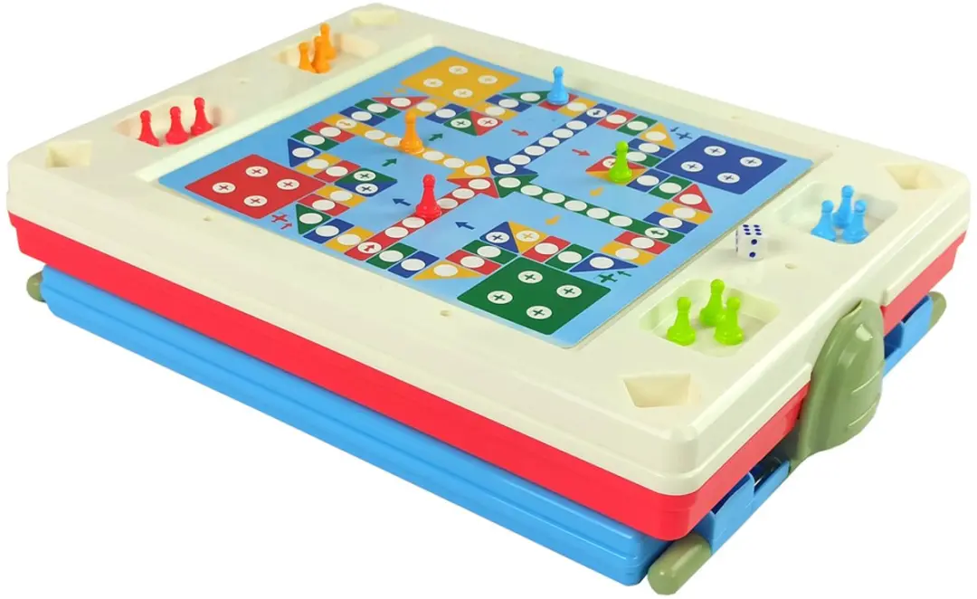 Lean Toys Magnetisch Krijtbordtafel 3-in-1 - Blauw