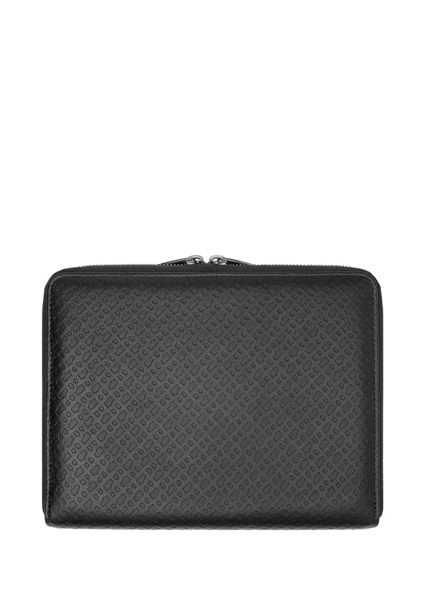 BOSS A5 Schrijfmap Monogram Zipped - Zwart