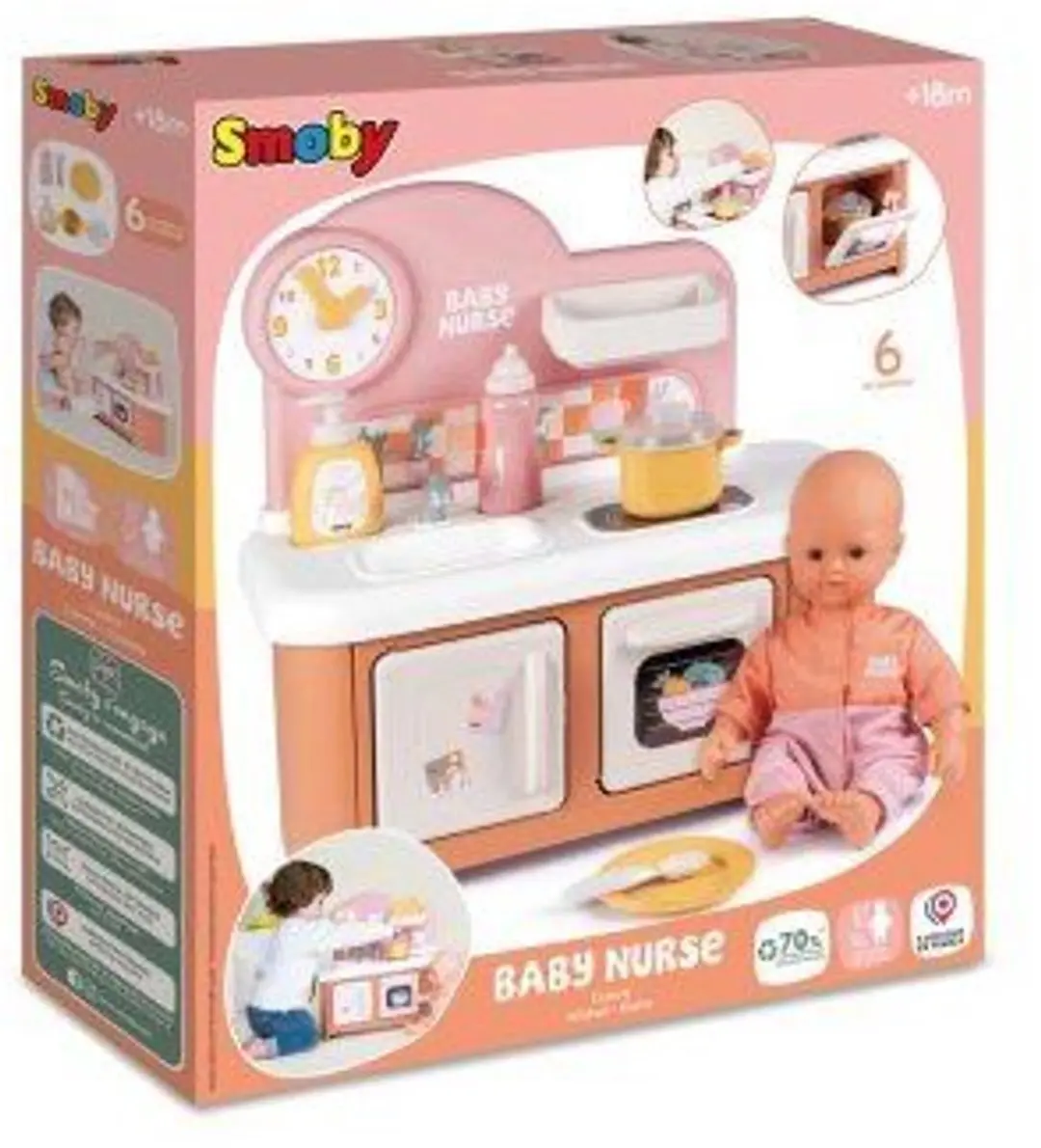 Smoby Babyverpleegkundige Keuken - Vanaf 18 maanden
