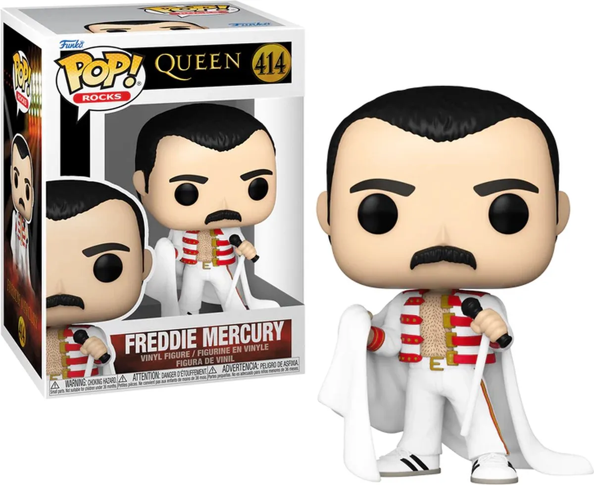 Funko Pop Rocks Queen Freddie Mercury Met Cape
