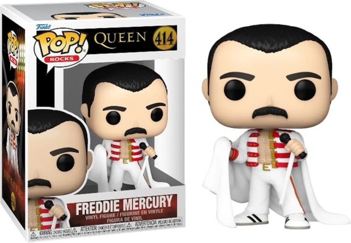 Funko Pop Rocks Queen Freddie Mercury Met Cape