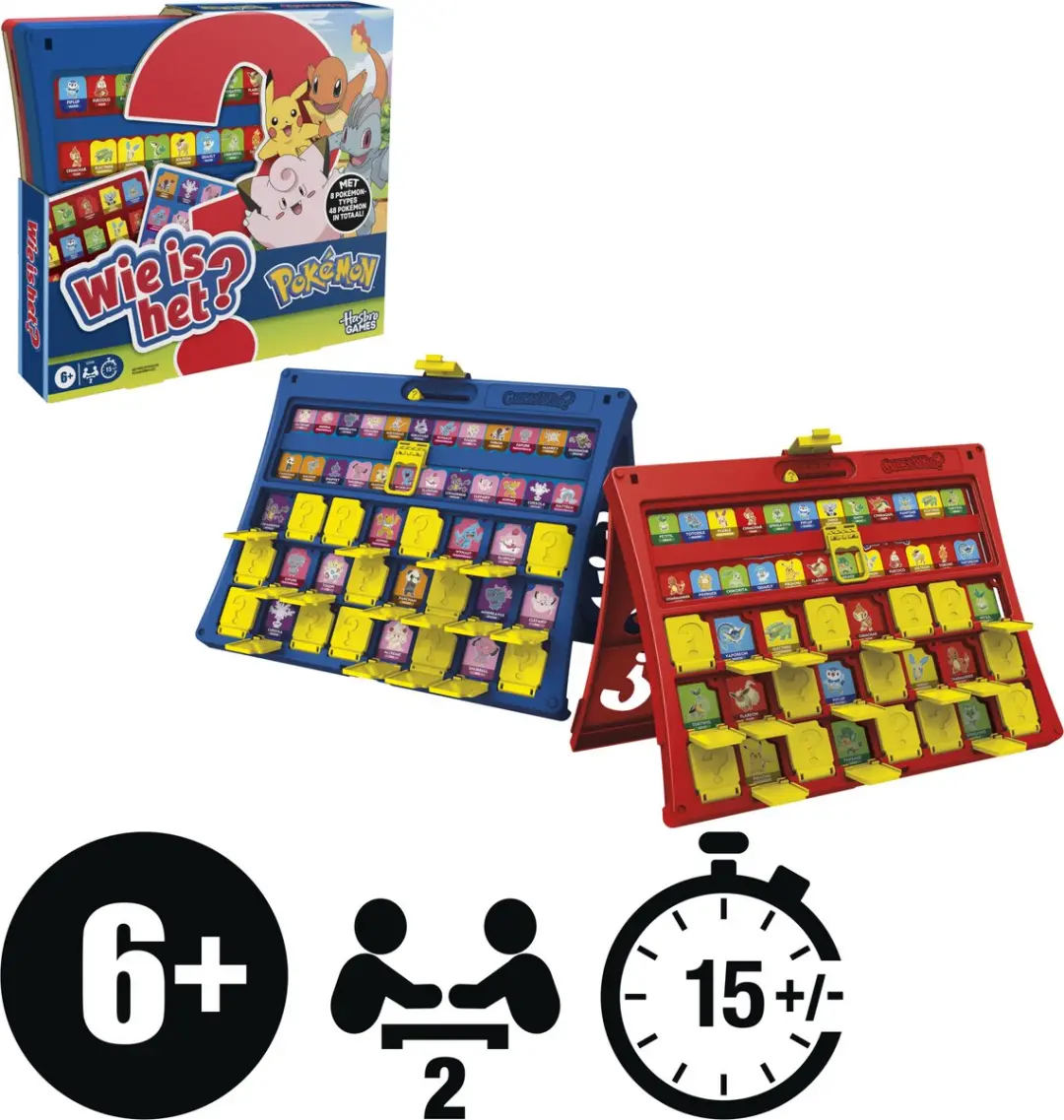 Hasbro Gaming Wie is het? Pokémon Editie G3348