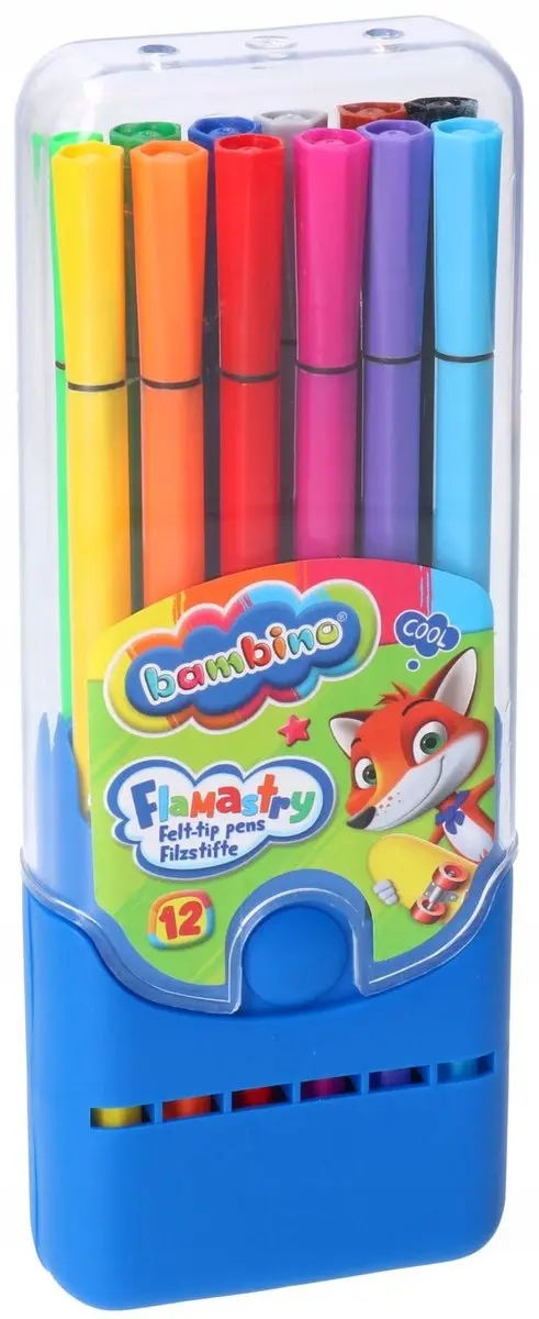 Bambino Stiften Set 12 Kleuren - Multicolor