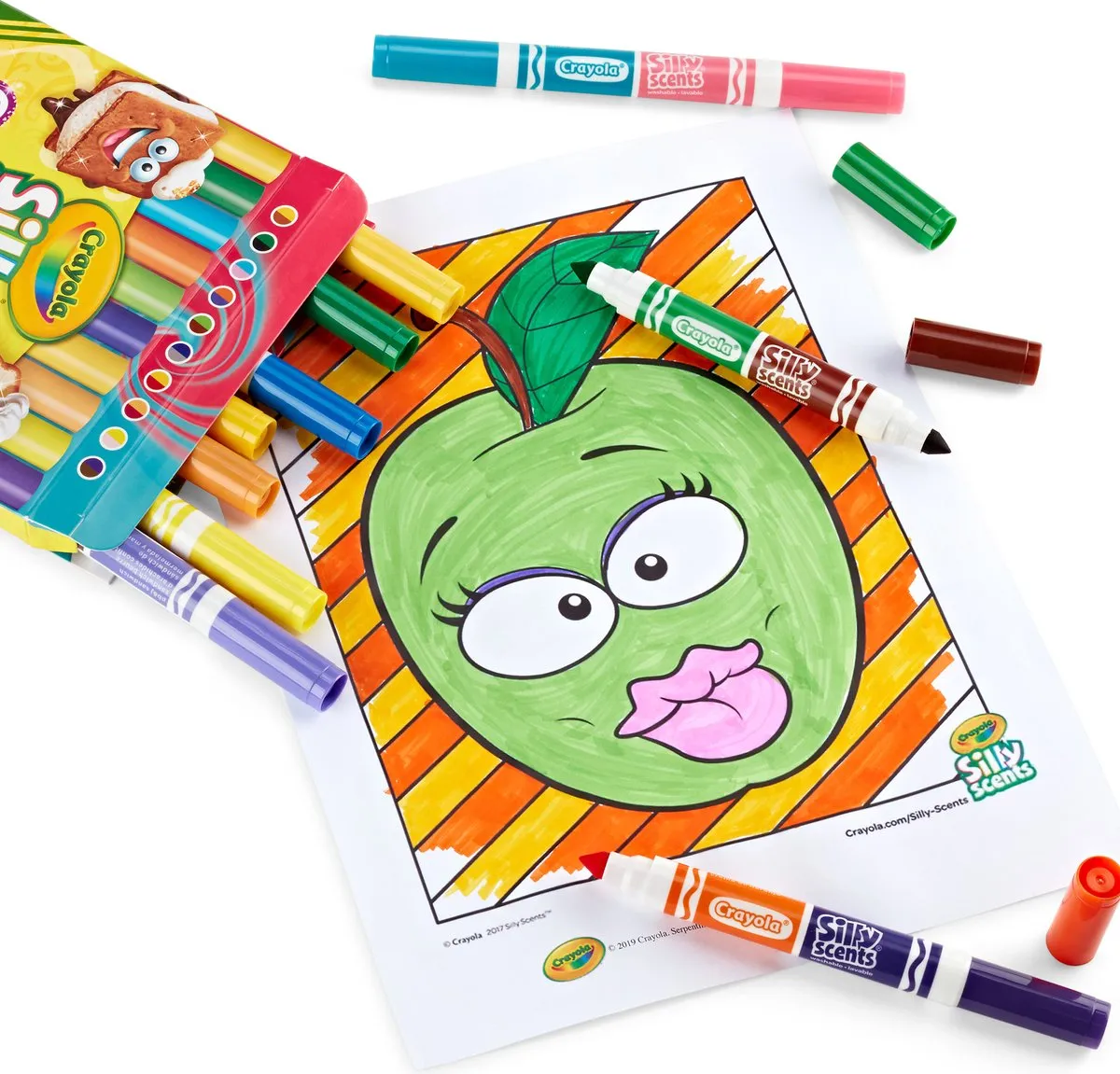 Crayola Silly Scents Viltstiften 20 Kleuren - 10 Stuks