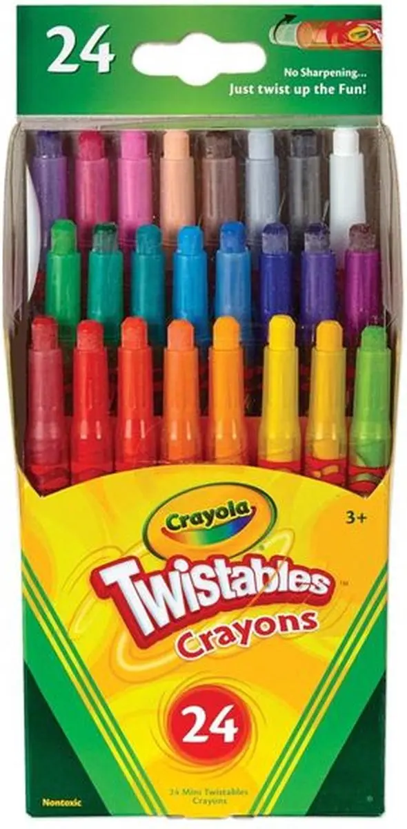 Crayola Twistables Kleurpotloden 24 Stuks