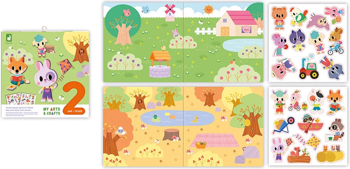 Janod My Arts & Crafts Herbruikbare Stickersset