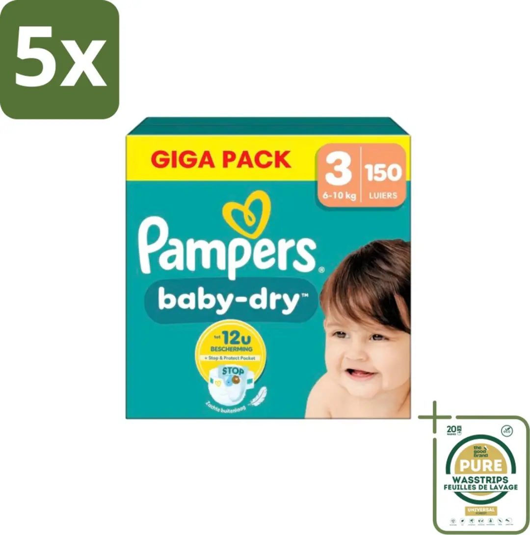Pampers Baby Dry Maat 3 Luiers