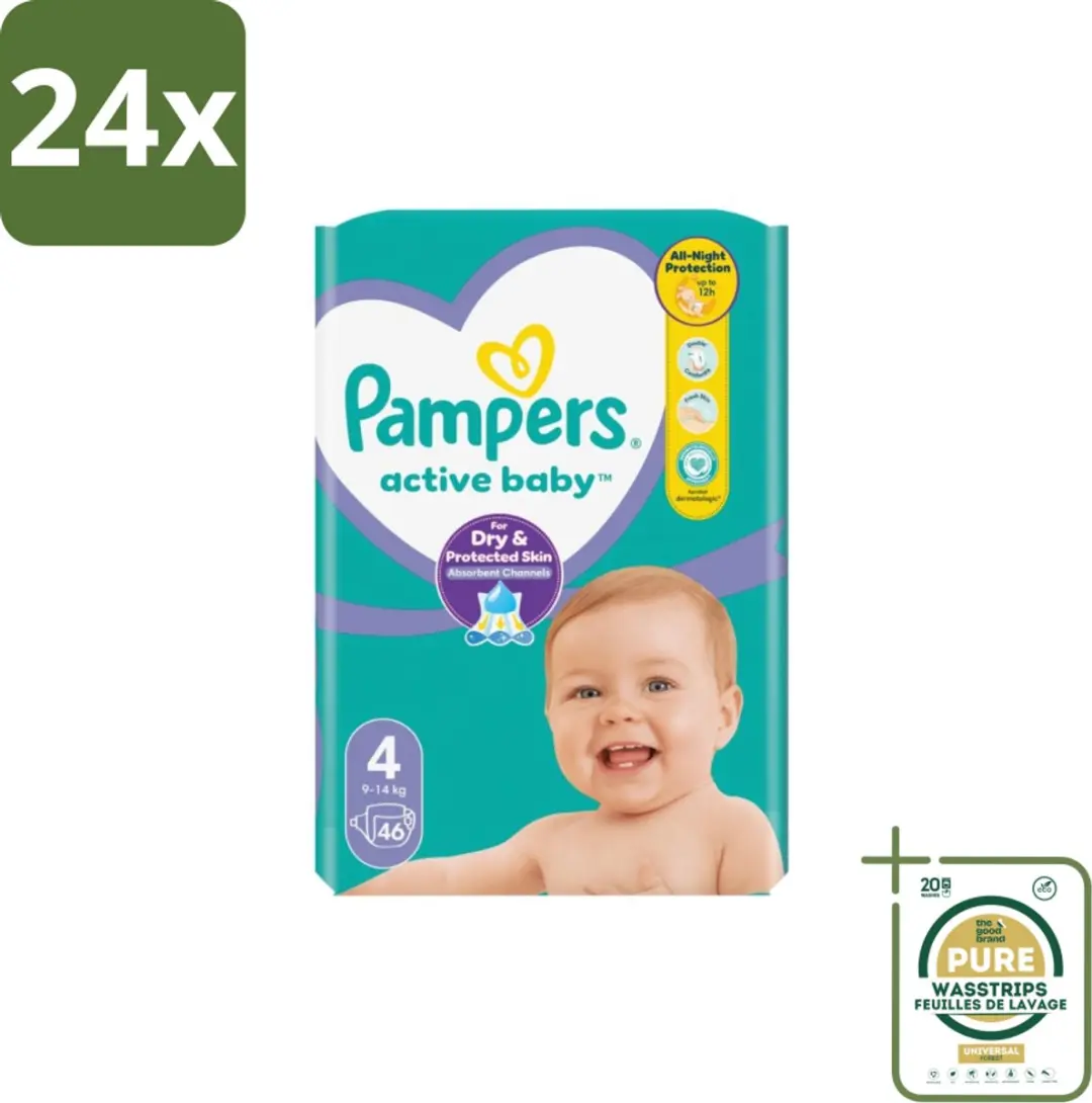 Pampers Active Baby Luiers Maat 4