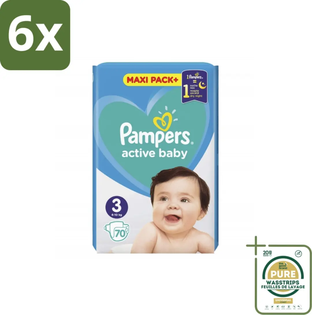 Pampers Active Baby Maat 3 Luiers