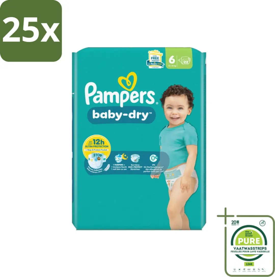 Pampers Baby Dry Maat 6 Luiers