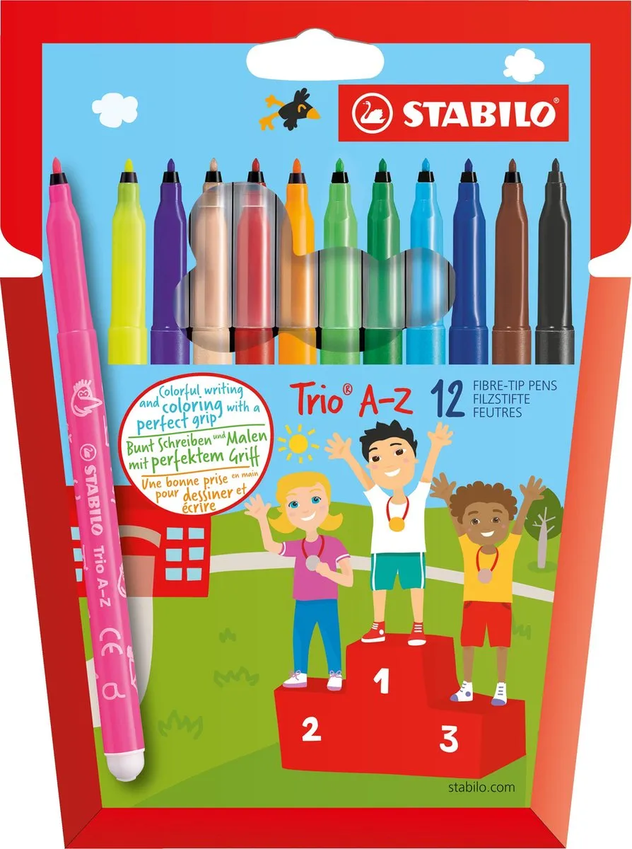 STABILO Trio A-Z Viltstiften