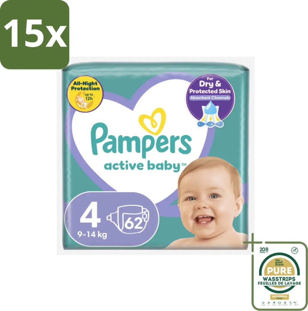 Pampers Active Baby Maat 4 Luiers