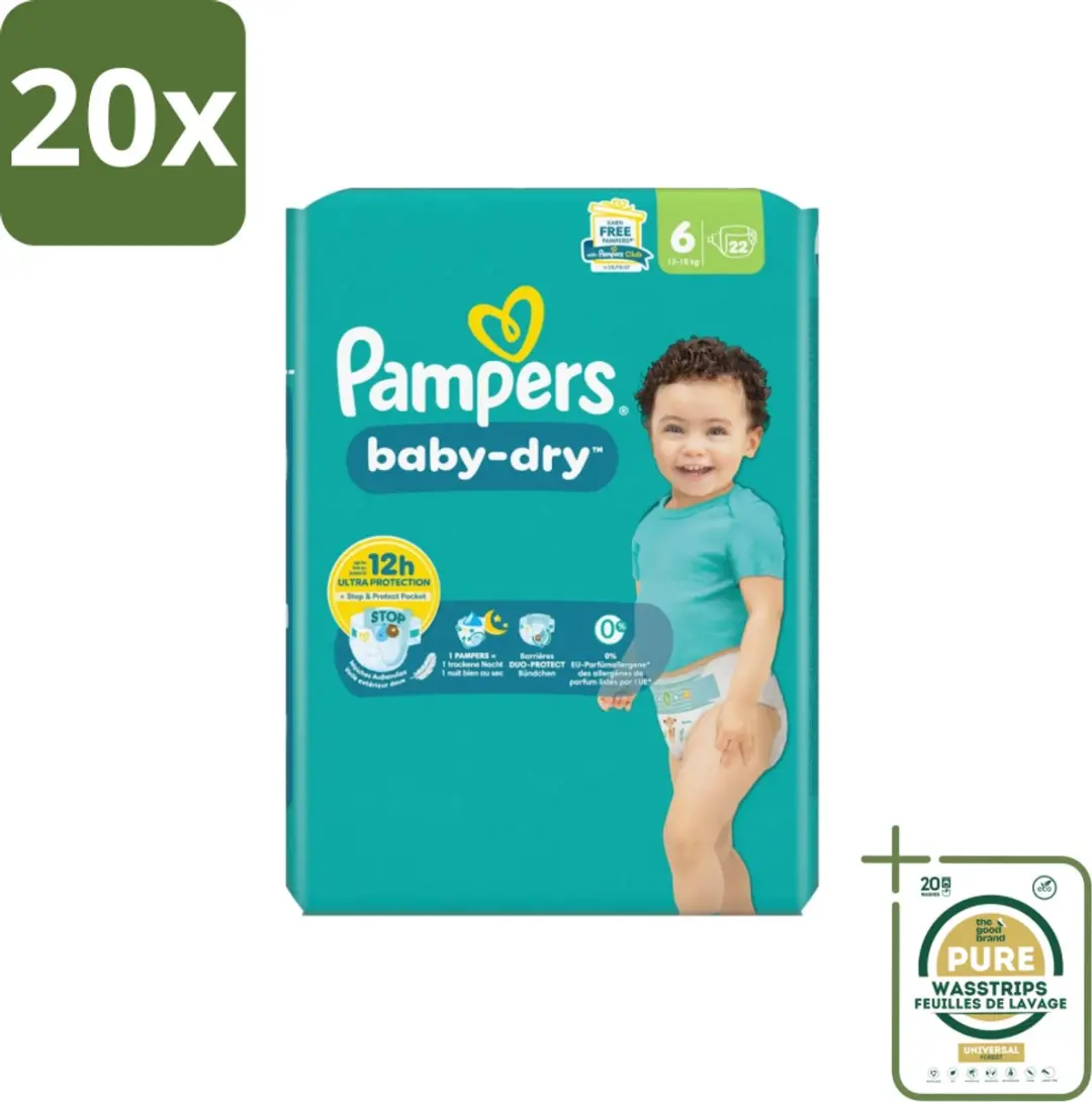 Pampers Baby Dry Maat 6 Luiers