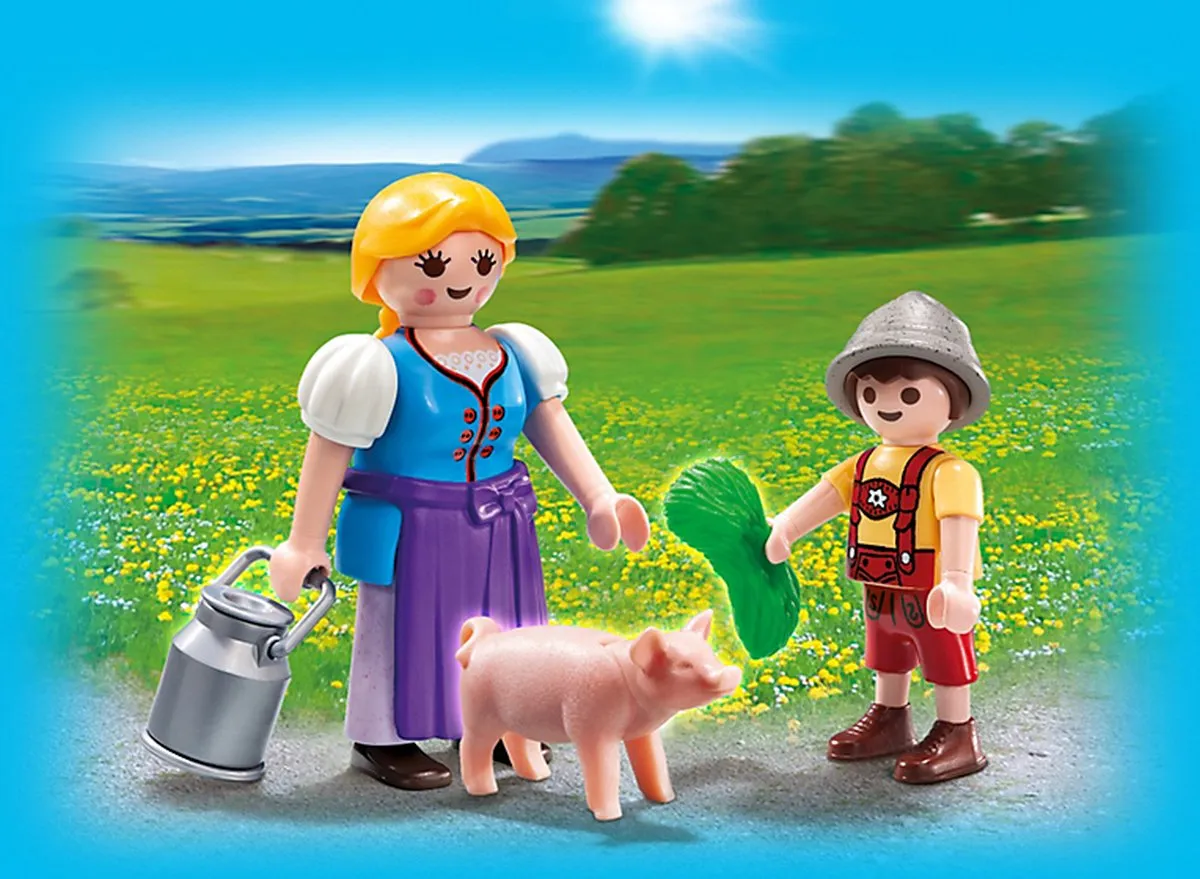Playmobil 5514 DuoPack Boerin en Zoon - Multicolor