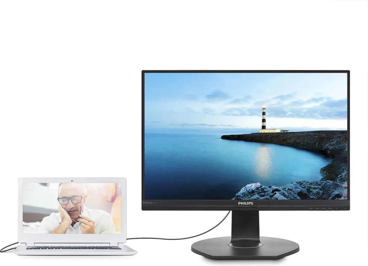 Philips 241B7QUPBEB Monitor - Full HD 23,8" - 1x HDMI/1x DisplayPort