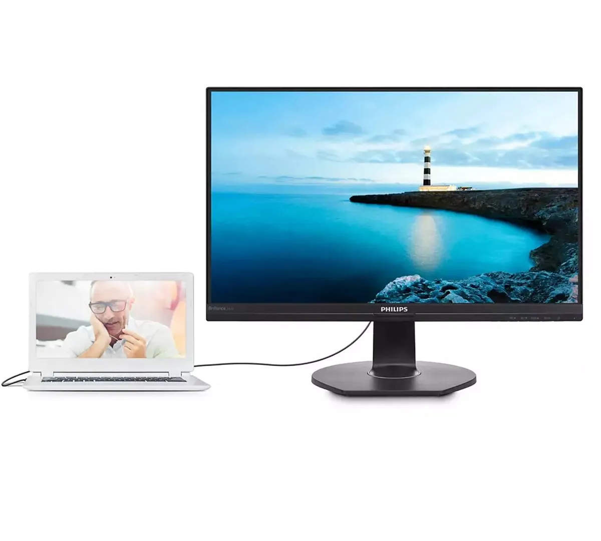 Philips 241B7QUPBEB Monitor - Full HD 23,8" - 1x HDMI/1x DisplayPort