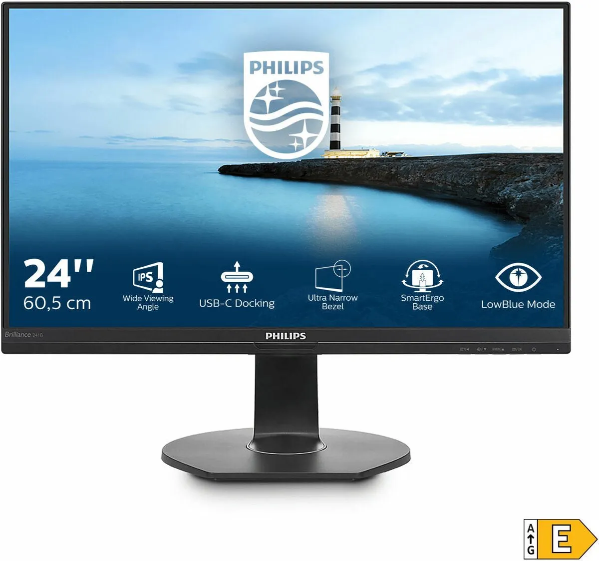 Philips 241B7QUPBEB Monitor - Full HD 23,8" - 1x HDMI/1x DisplayPort