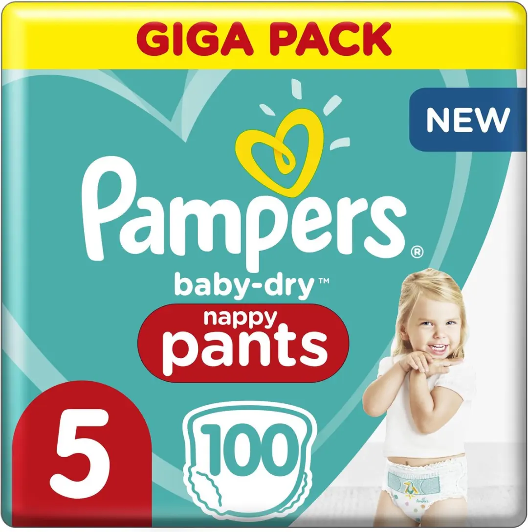 Pampers Baby-Dry Pants Maat 5 100 Stuks