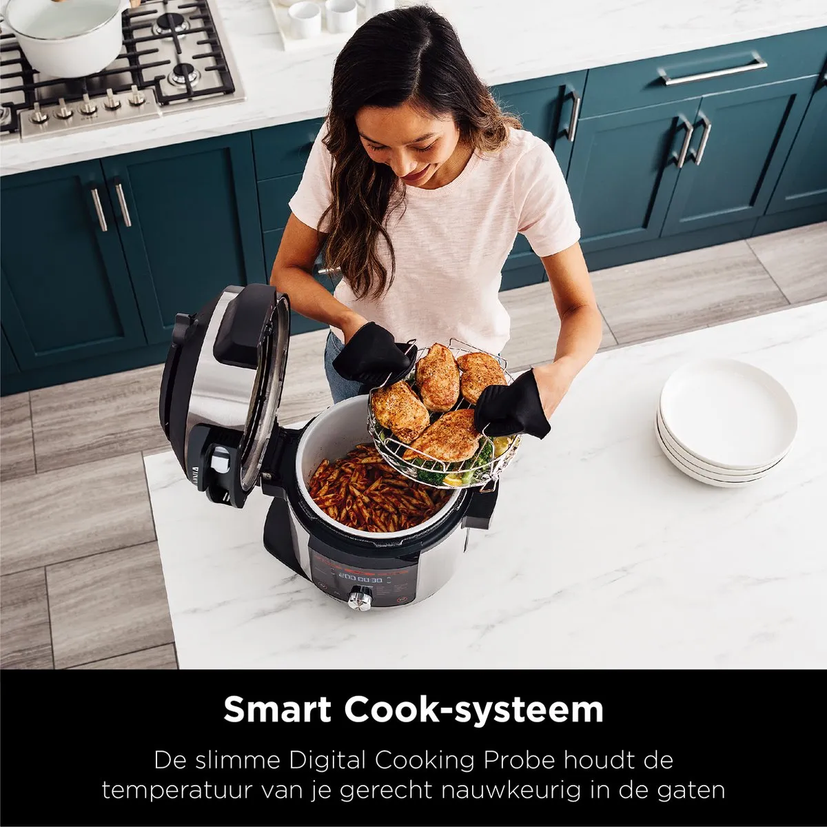Ninja Foodi OL750EU Multicooker 7,5L - 14 Kookfuncties - Zilver/Zwart