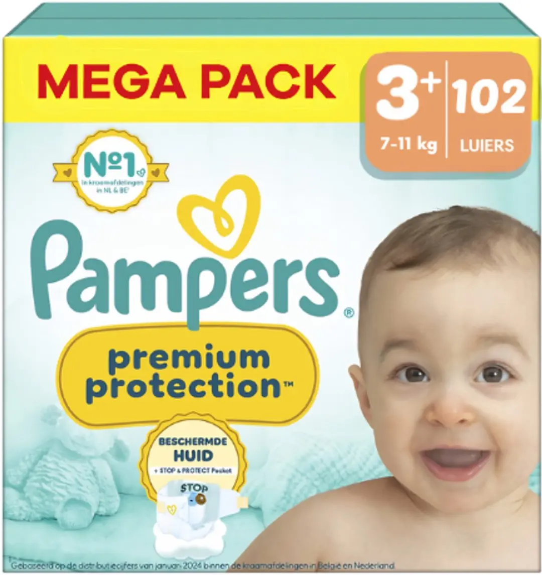 Pampers Premium Protection Maat 3+