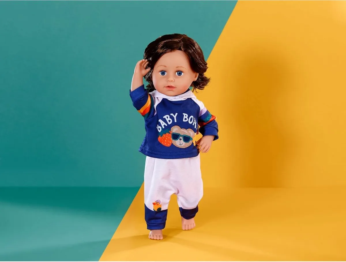 Baby Born Joggingpak 43cm - Blauw - 838204