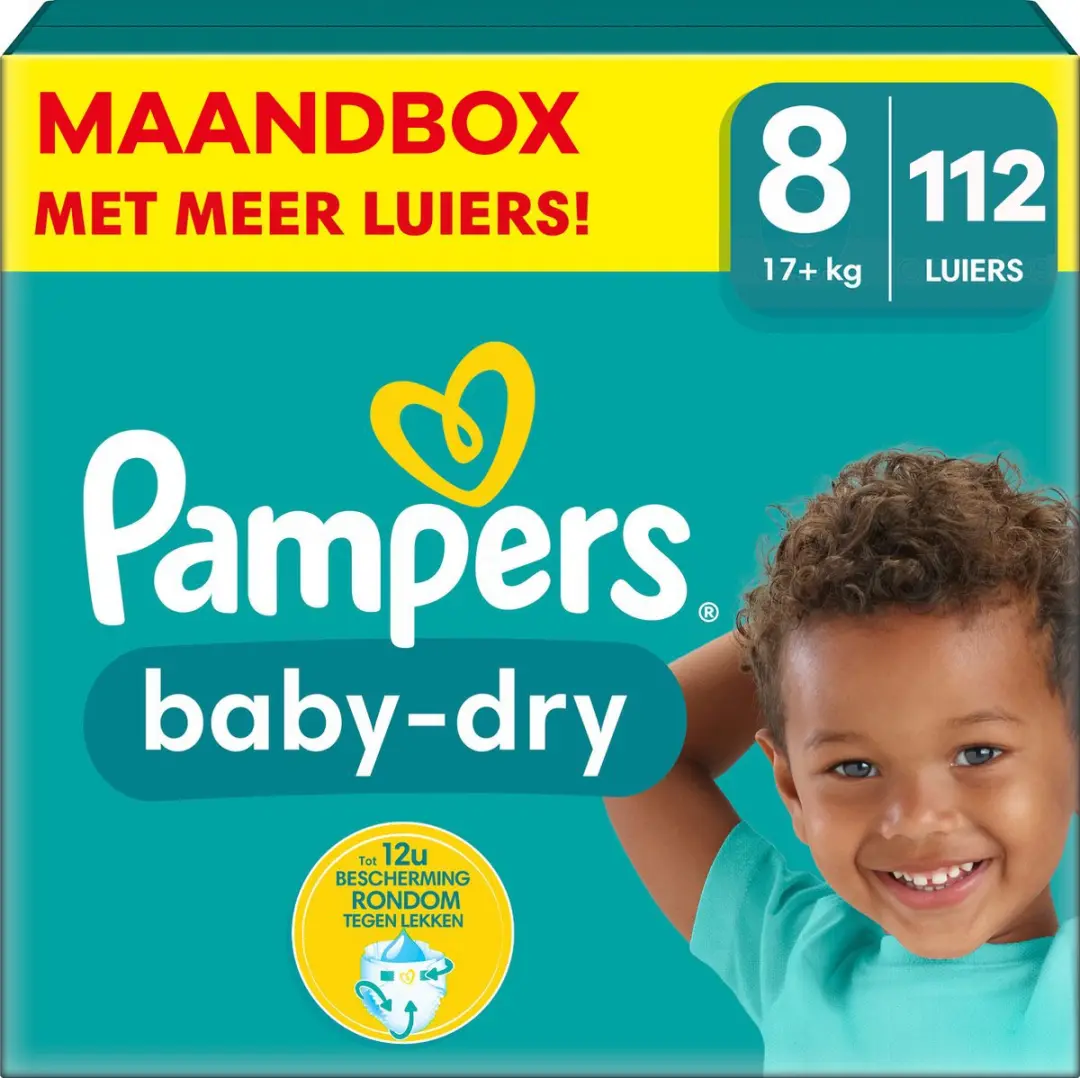 Pampers Baby Dry Maat 8