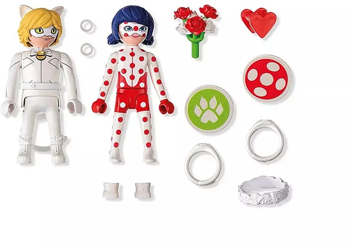 Playmobil Miraculous Droombruiloft Ladybug & Cat Noir 71865 - Multicolor