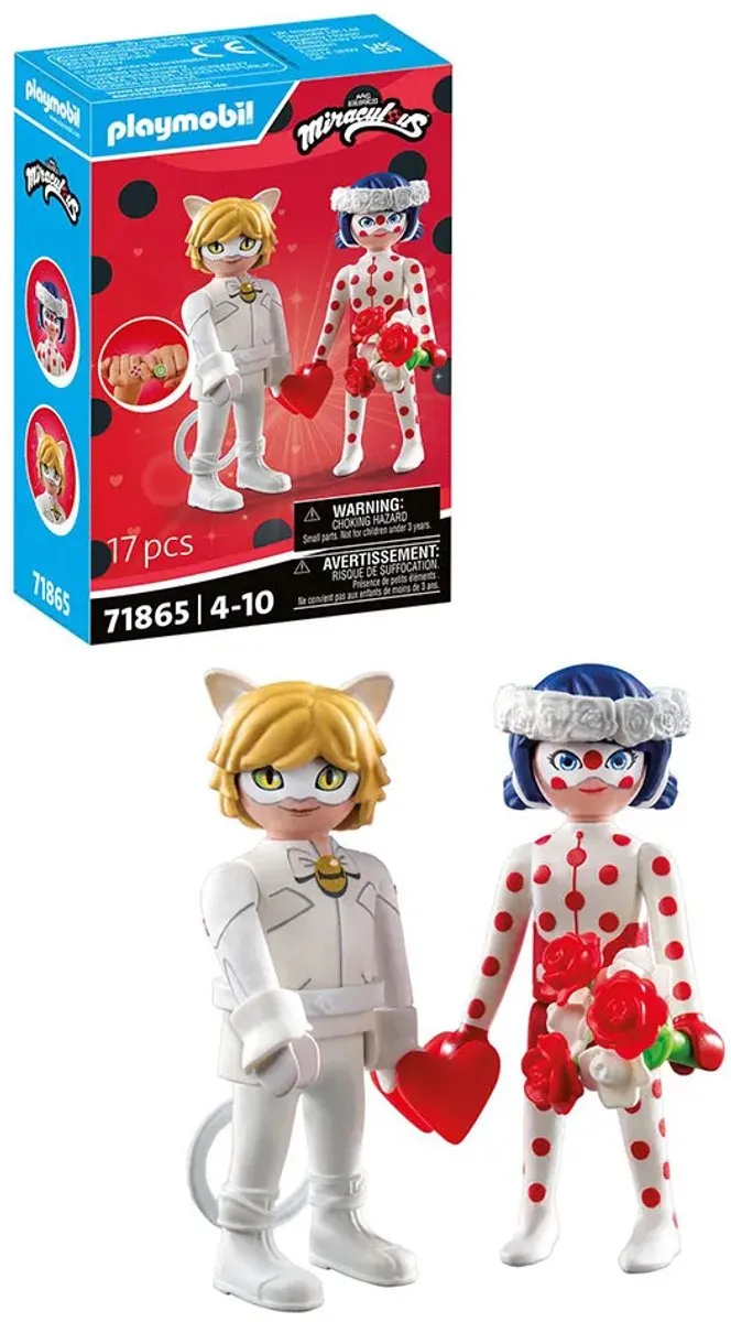 Playmobil Miraculous Droombruiloft Ladybug & Cat Noir 71865 - Multicolor