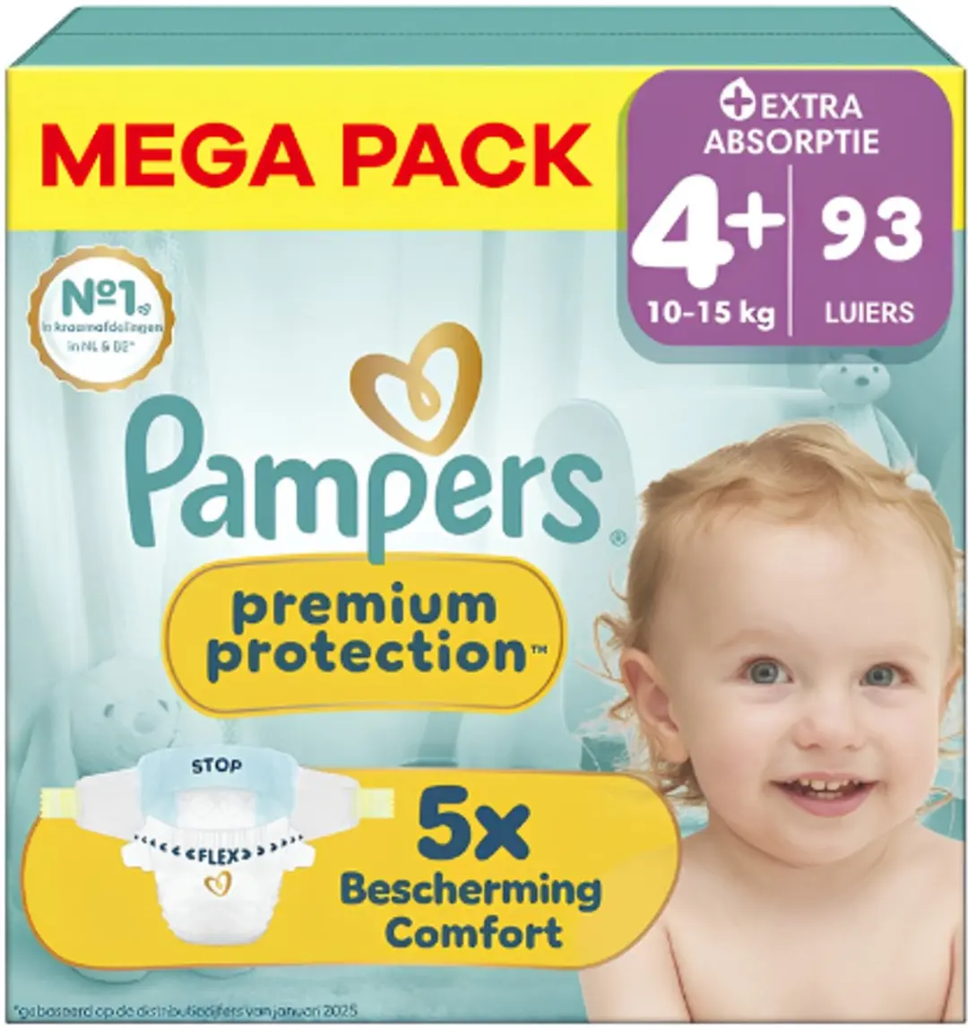 Pampers Premium Protection Maat 4+