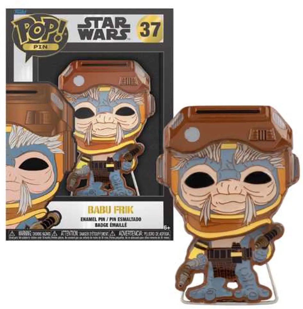 Funko Star Wars POP! Enamel Babu Frik Pin - 10cm - Multicolor