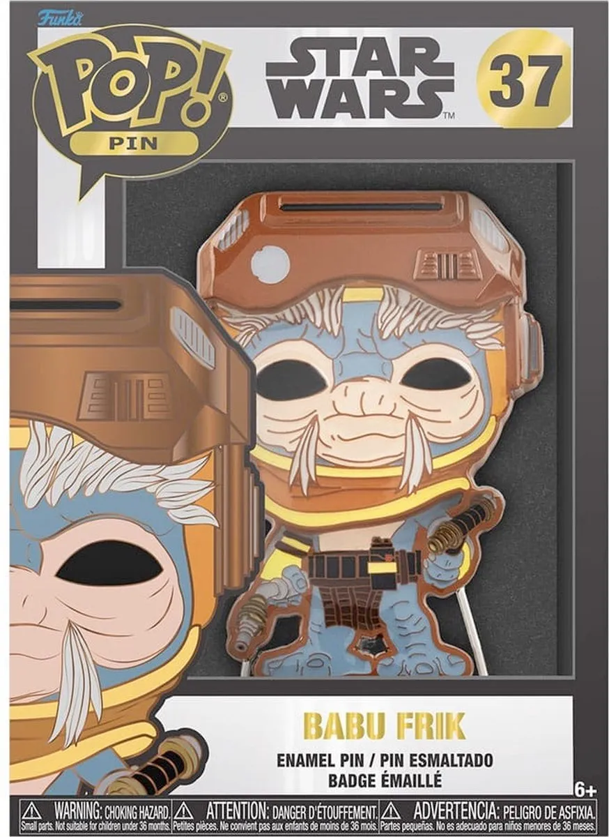 Funko Star Wars POP! Enamel Babu Frik Pin - 10cm - Multicolor