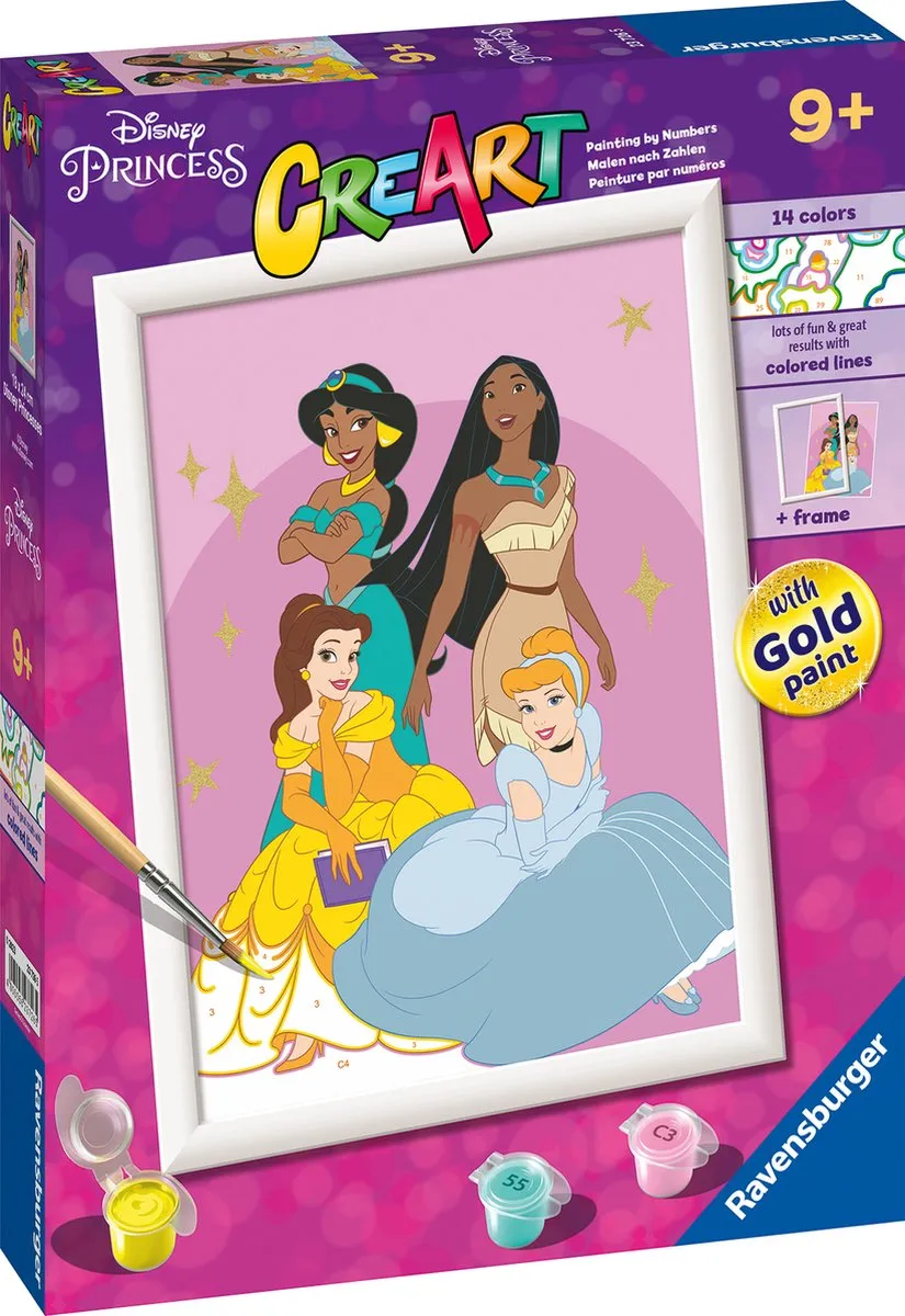 Ravensburger CreArt Disney Princesses Schilderen op nummer