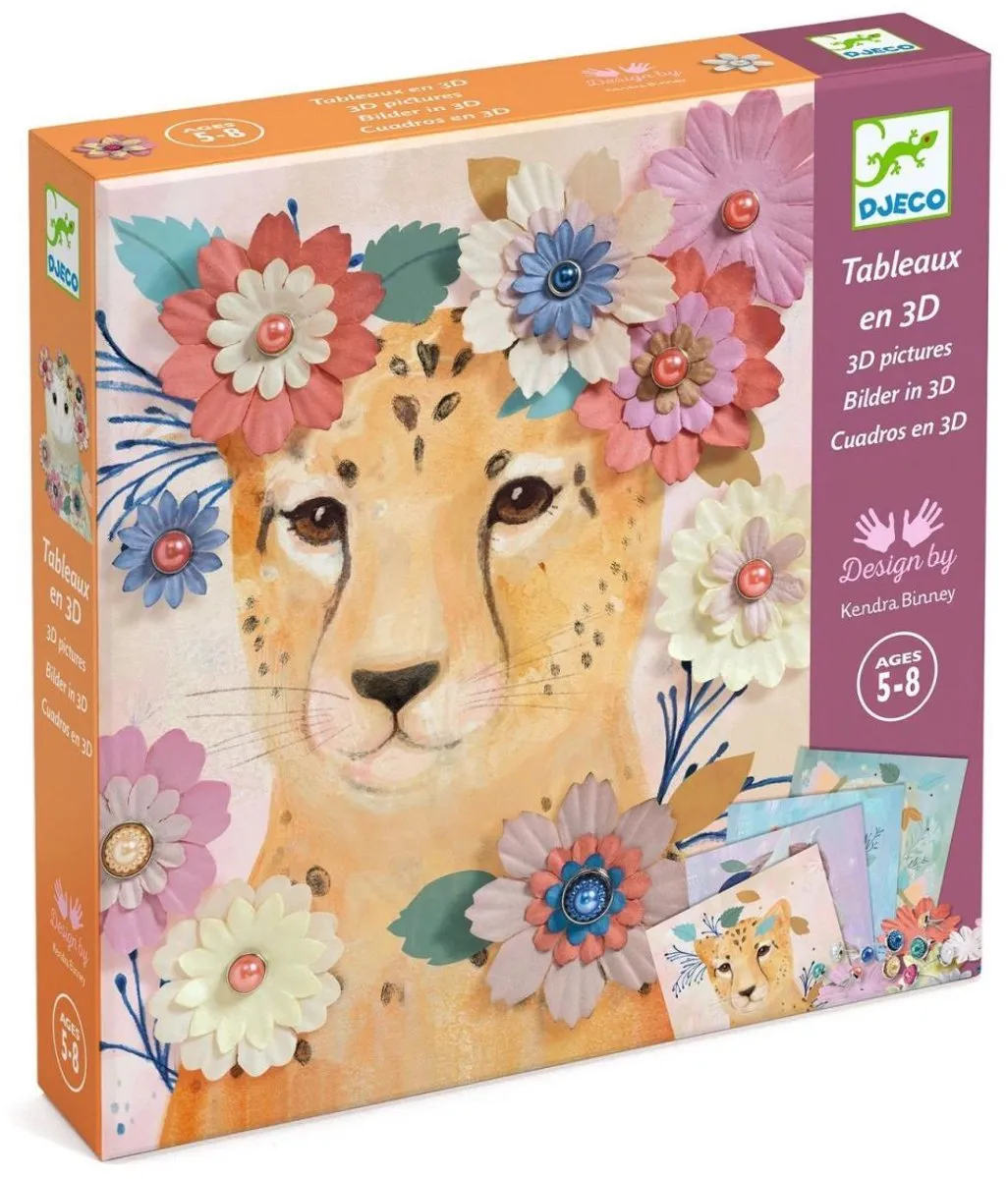 Djeco Bloemkronen Knutselset - Multicolore
