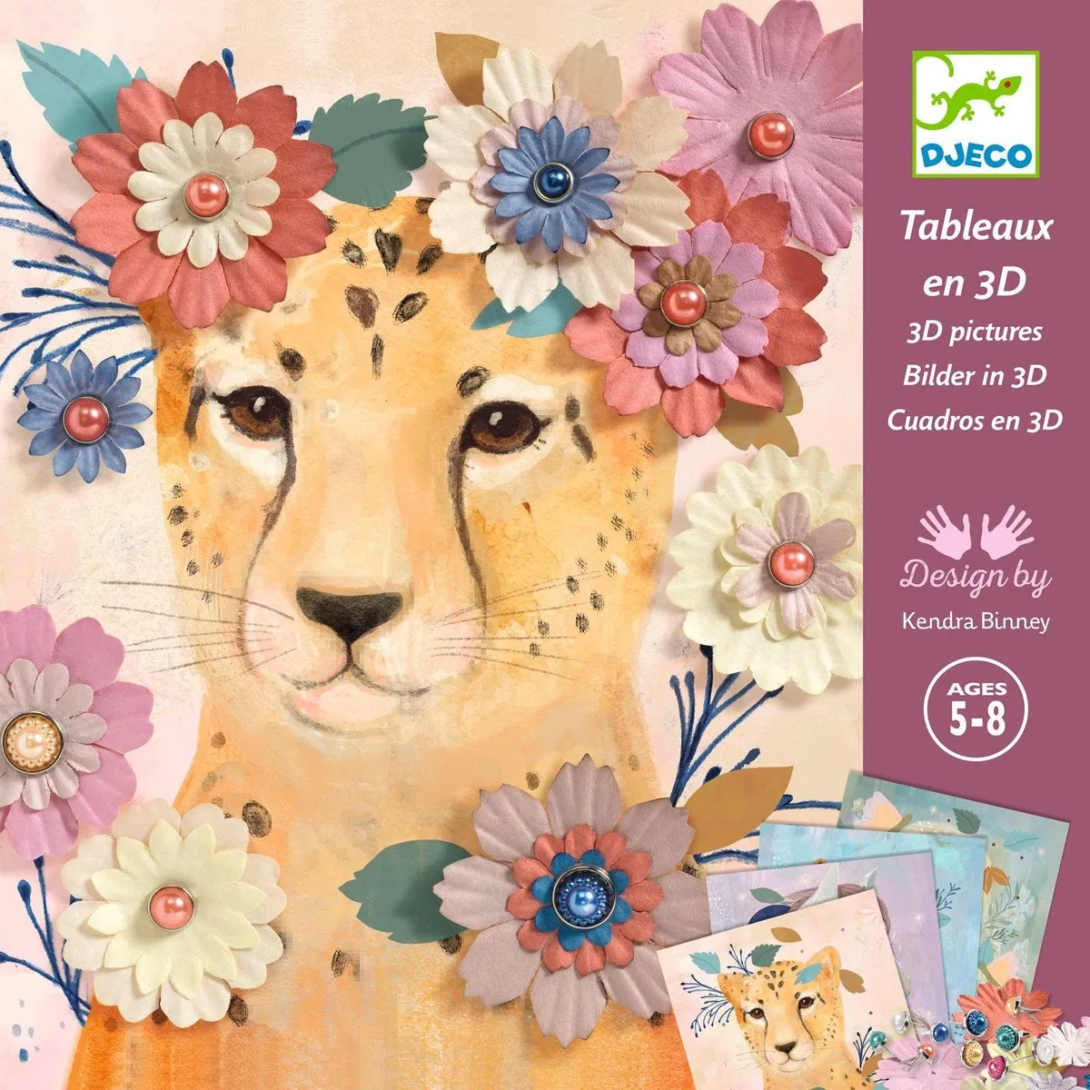 Djeco Bloemkronen Knutselset - Multicolore - afbeelding 6 van 6
