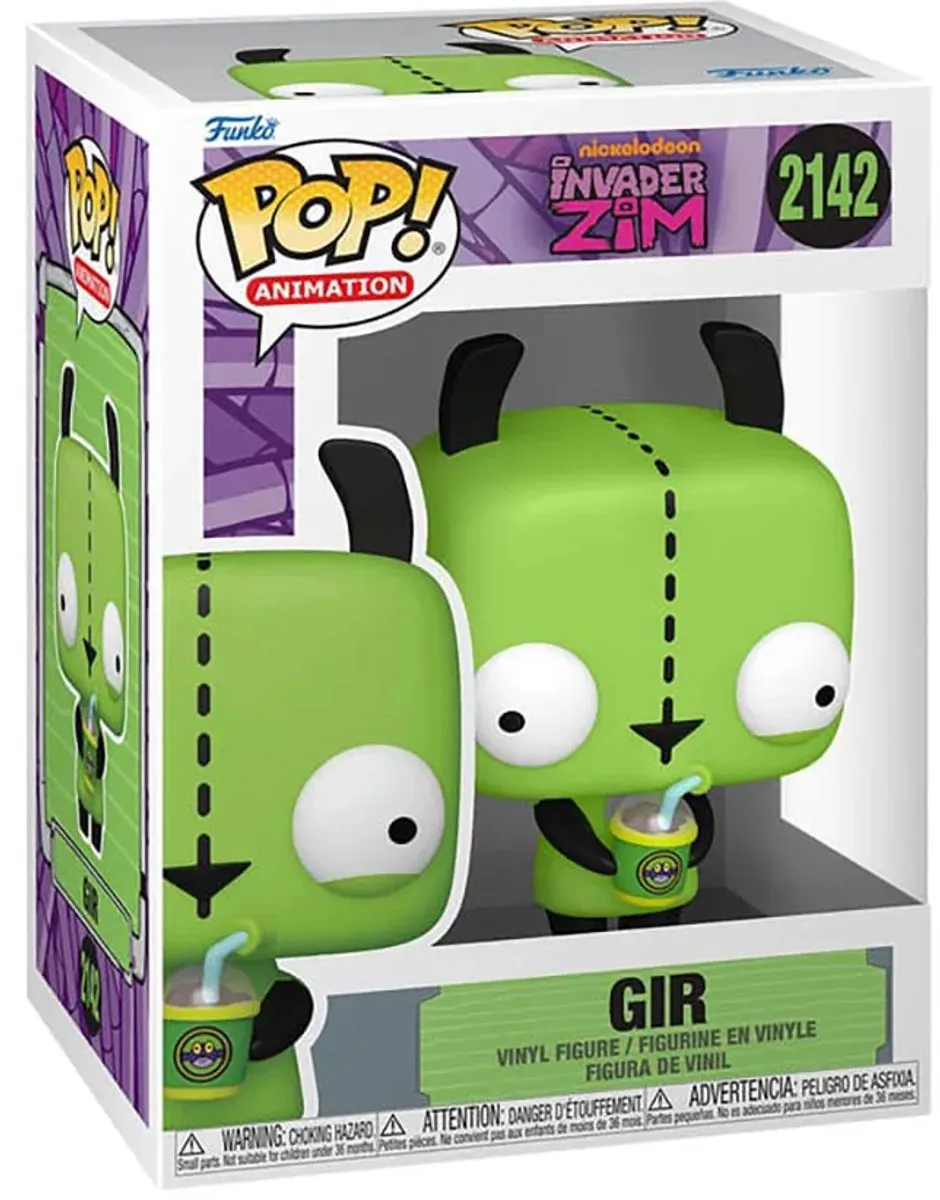 Funko Pop! Animation Invader Zim Gir #2142 - Multicolor