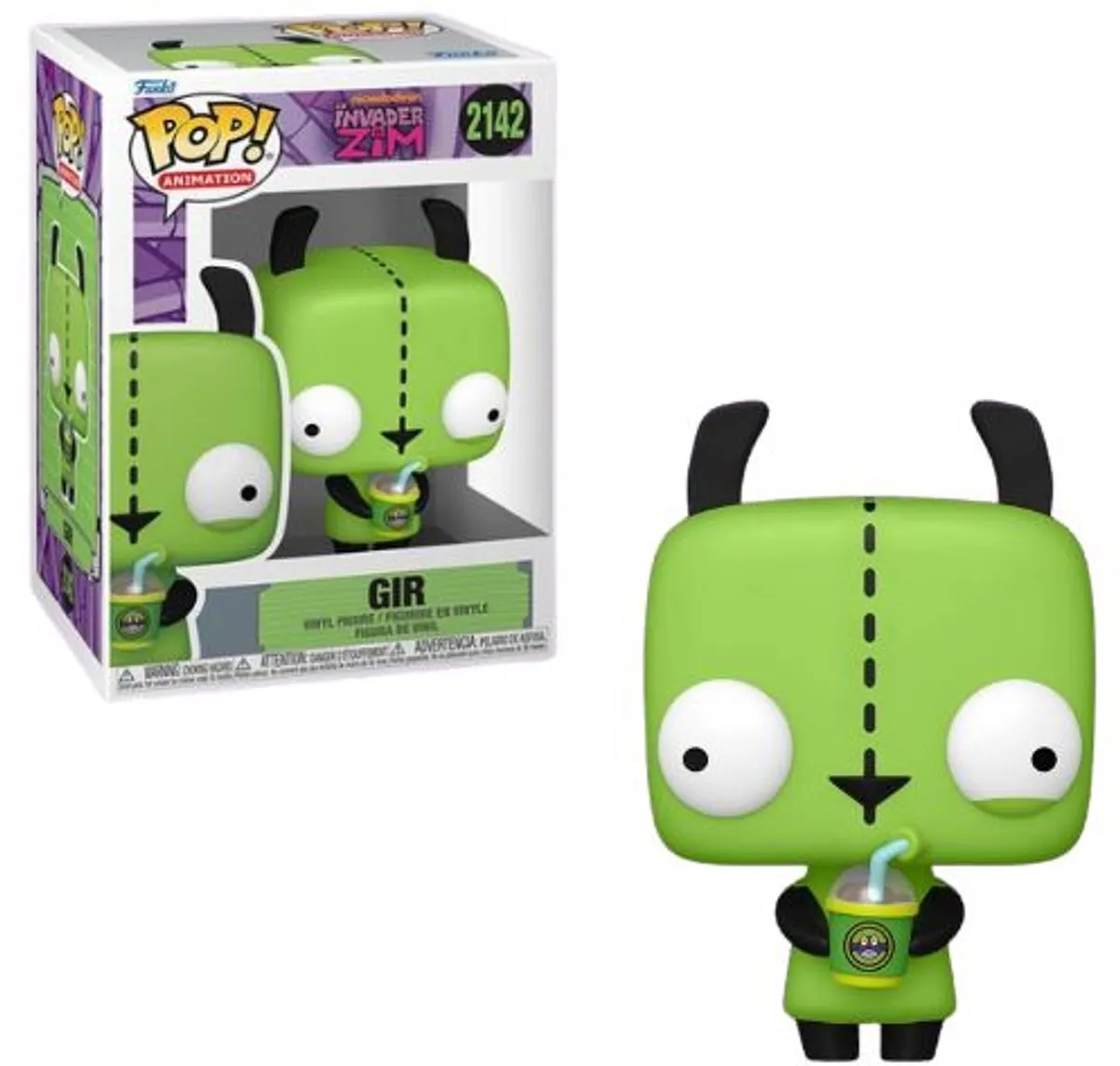 Funko Pop! Animation Invader Zim Gir #2142 - Multicolor