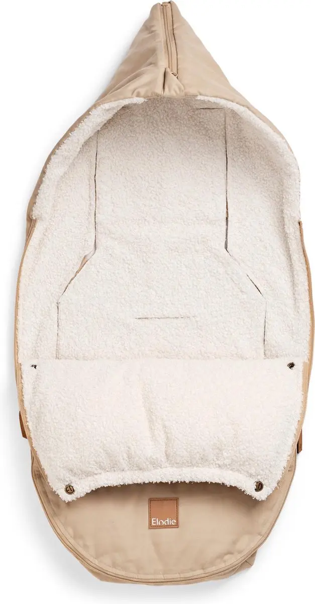 Elodie Voetenzak Autostoel 0+ - Pure Khaki