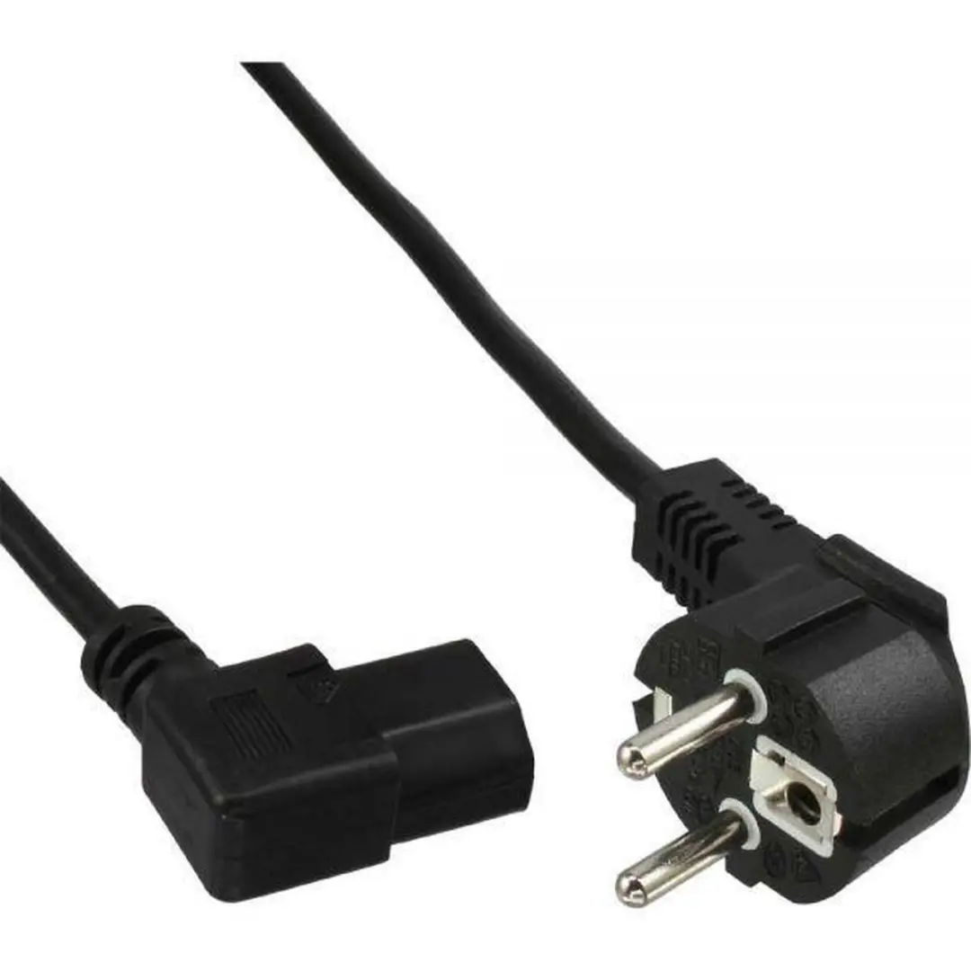 InLine C13 CEE 7/7 Stroomkabel 3x0,75mm² - 1,8m - Zwart - afbeelding 6 van 6