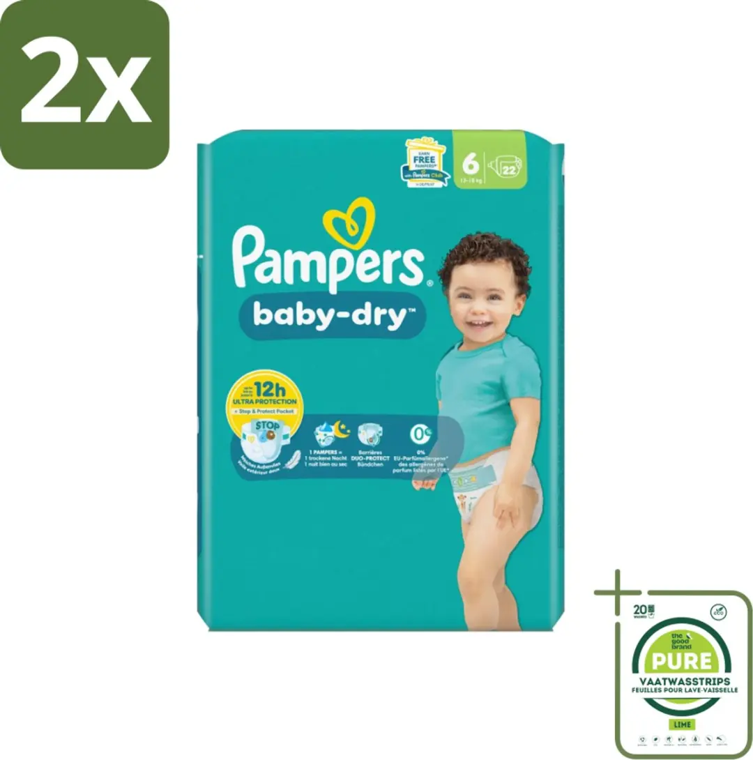 Pampers Baby Dry Maat 6 Luiers