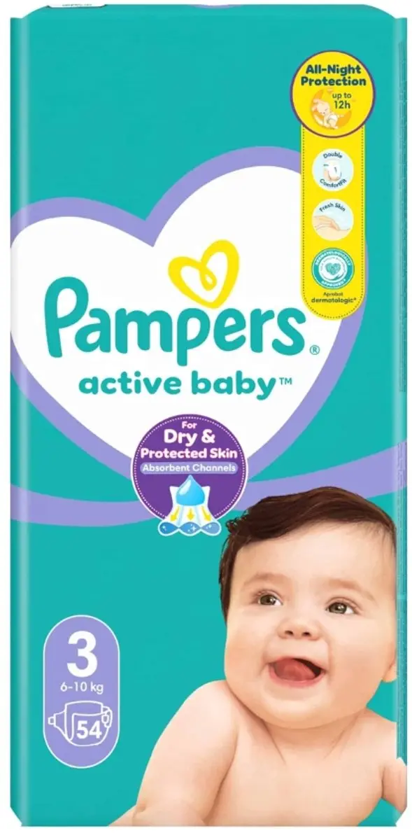 Pampers Active Baby Maat 3 Luiers - 810 Stuks (15x54)