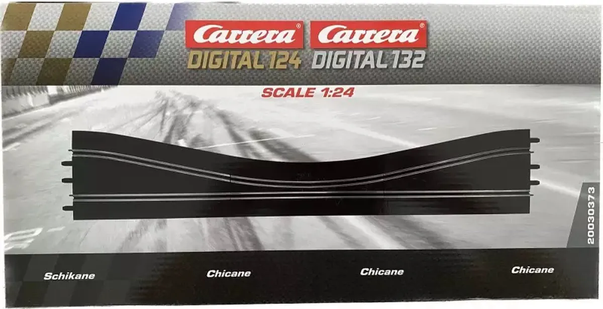 Carrera DIGITAL 124/132 Chicane Uitbreidingsset - 3 Stuks - Multi