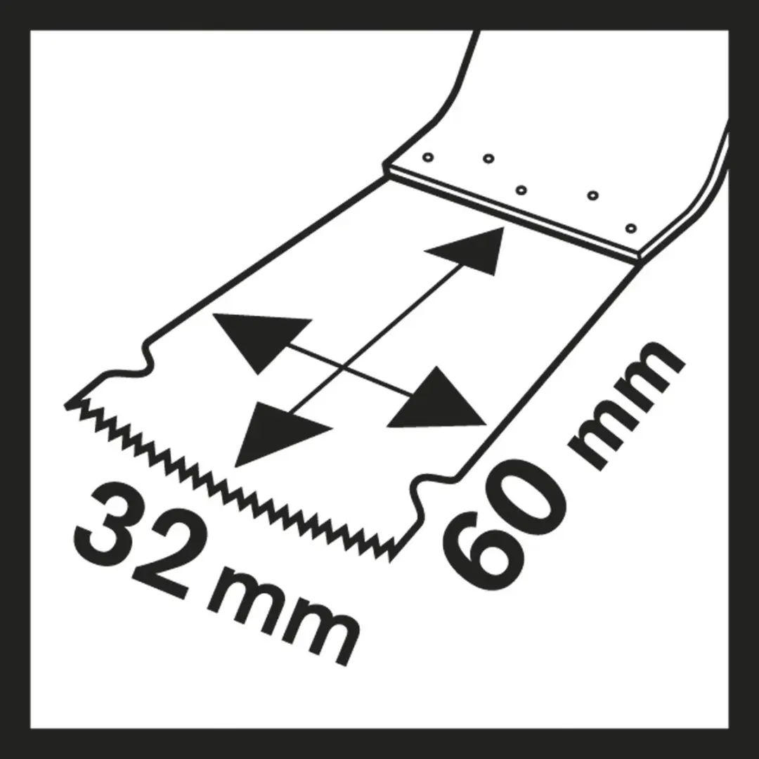 Bosch 10x HCS invalzaagblad Starlock PAIZ 32 EPC Hout 60 x 32 mm ...