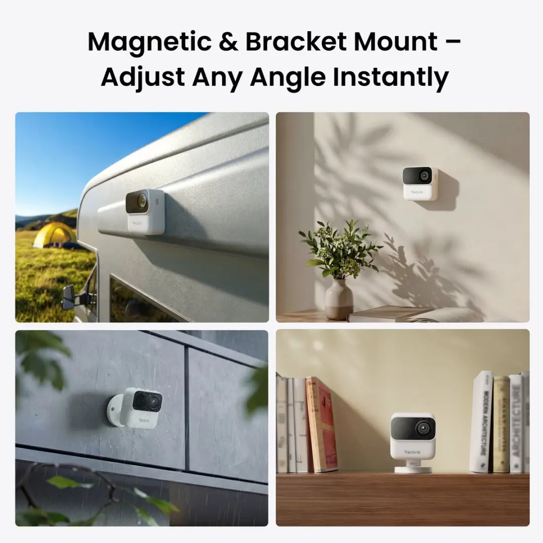 Reolink Argus MagiCam - 2MP Draadloze Batterijcamera Wit